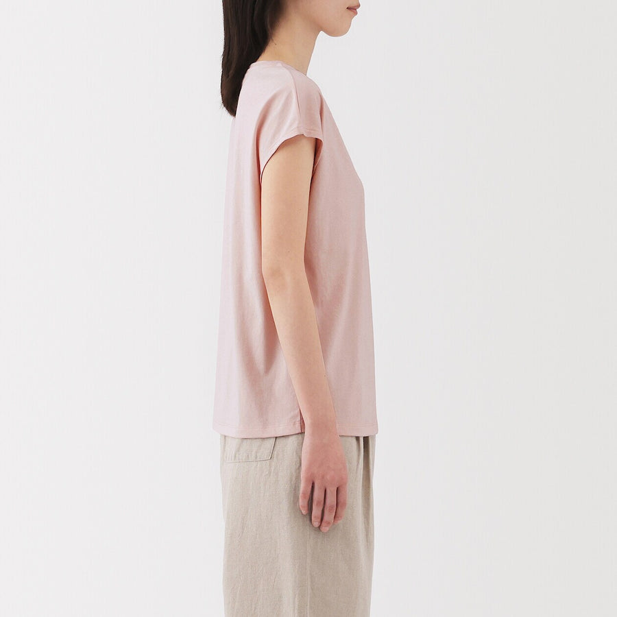W's Jersey french sleeve T-shirt WhiteXS