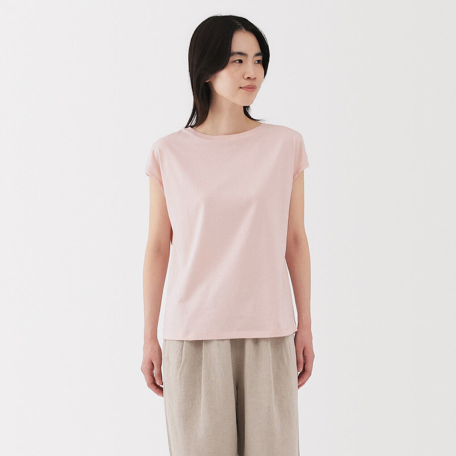 W's Jersey french sleeve T-shirt WhiteXS