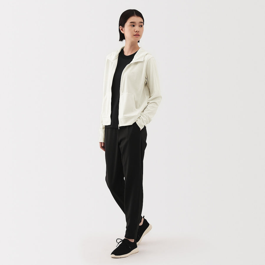W's UV protection quick dry zip up hoodieOff WhiteXS
