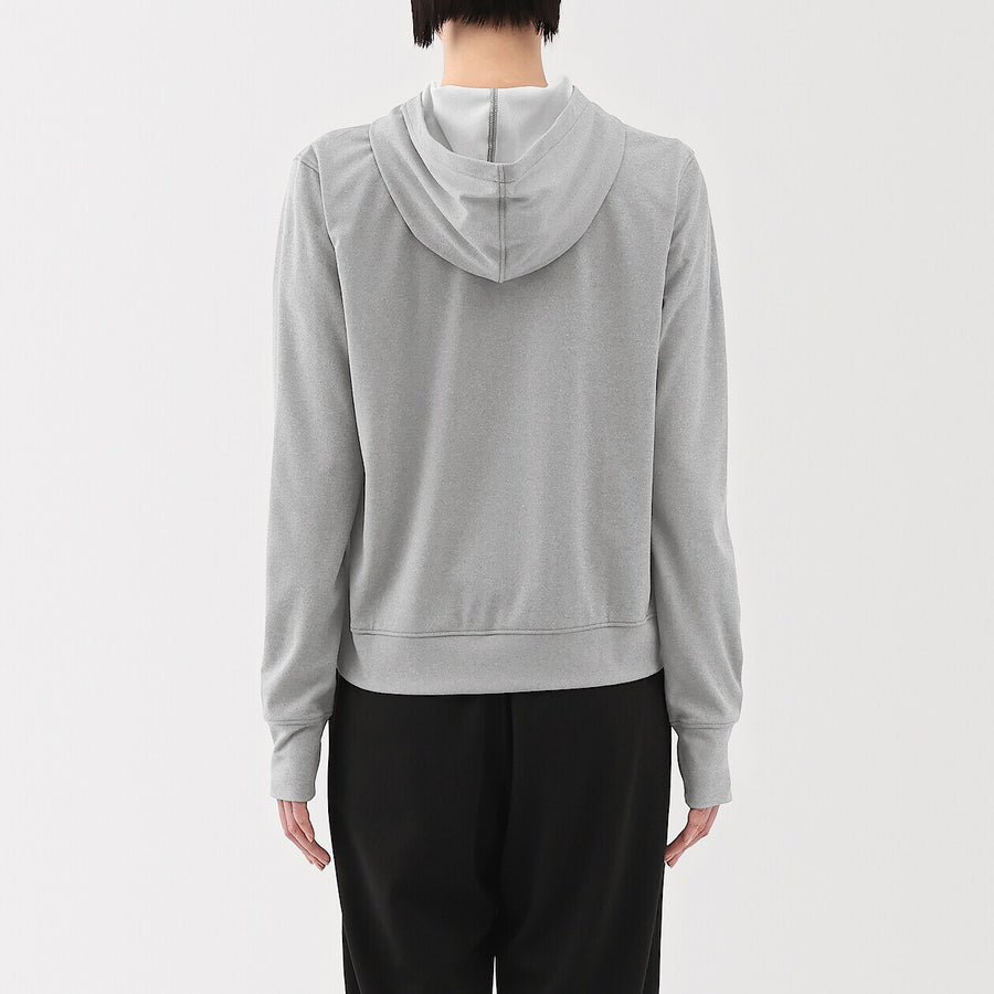 W's UV protection quick dry zip up hoodieOff WhiteXS