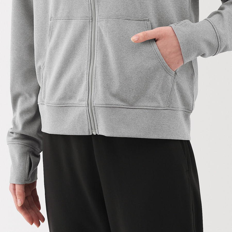 W's UV protection quick dry zip up hoodieOff WhiteXS