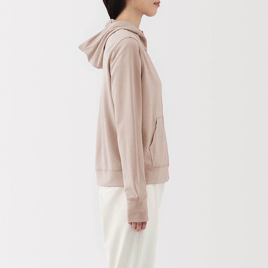 W's UV protection quick dry zip up hoodieOff WhiteXS