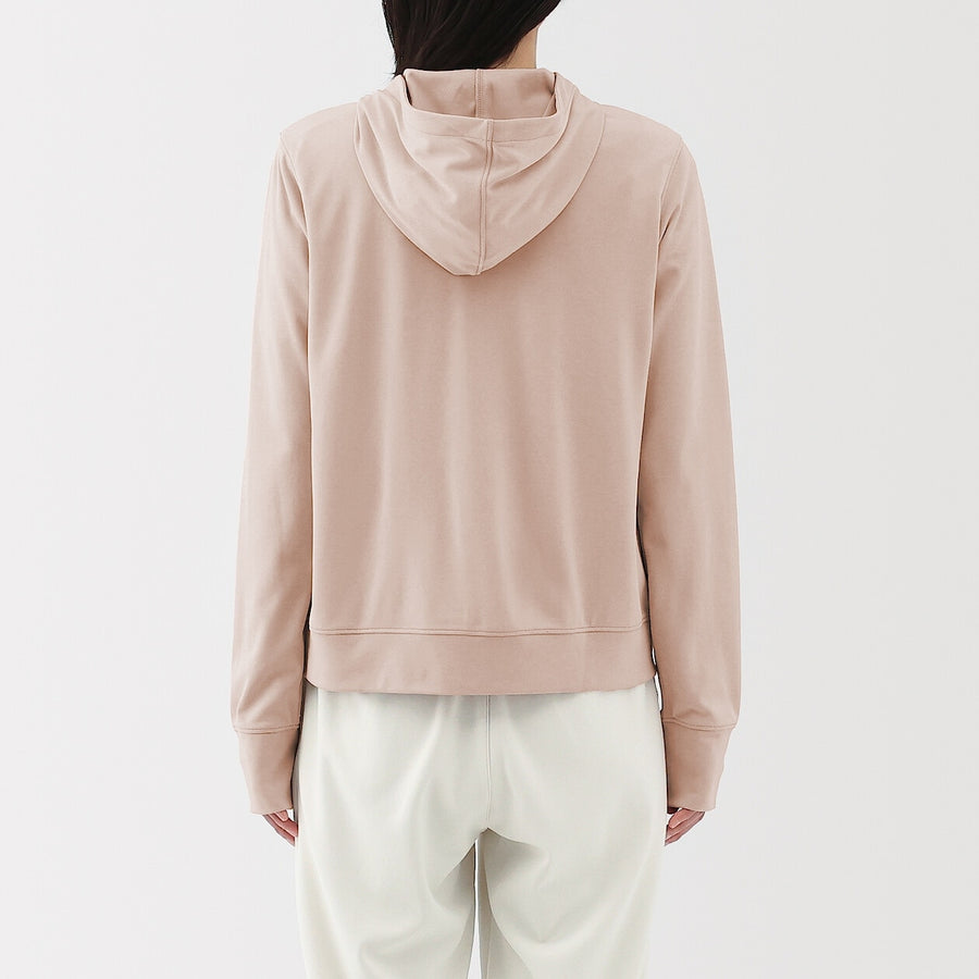W's UV protection quick dry zip up hoodieOff WhiteXS