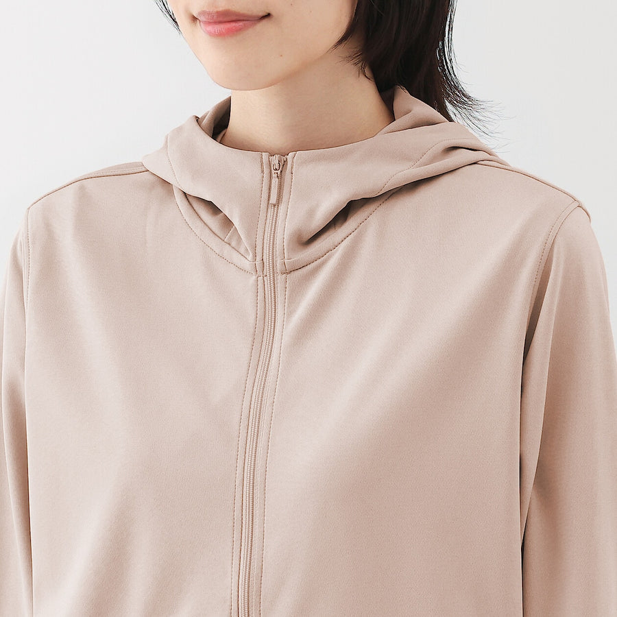 W's UV protection quick dry zip up hoodieOff WhiteXS