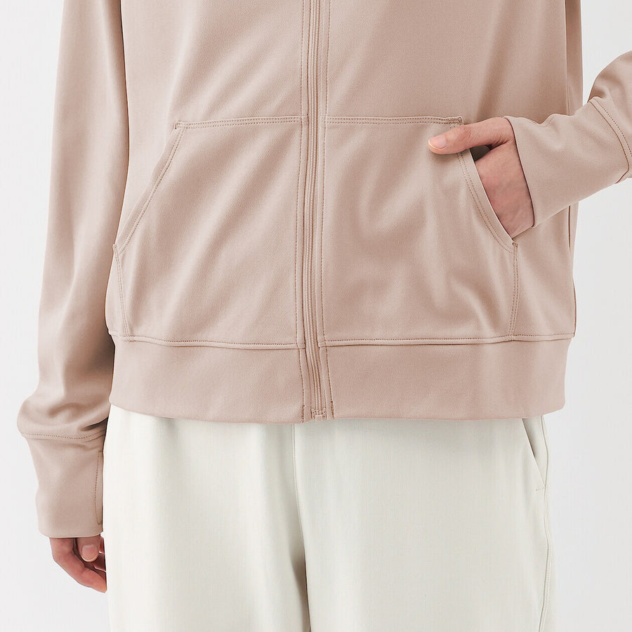 W's UV protection quick dry zip up hoodieOff WhiteXS