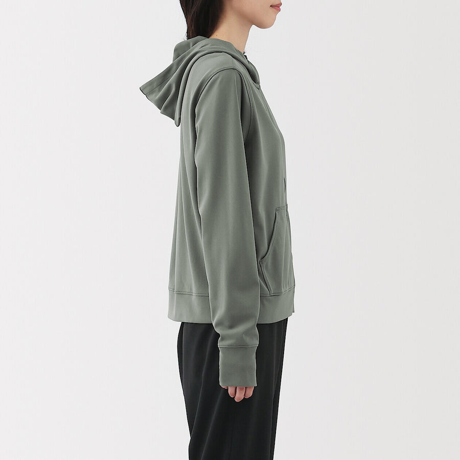 W's UV protection quick dry zip up hoodieOff WhiteXS