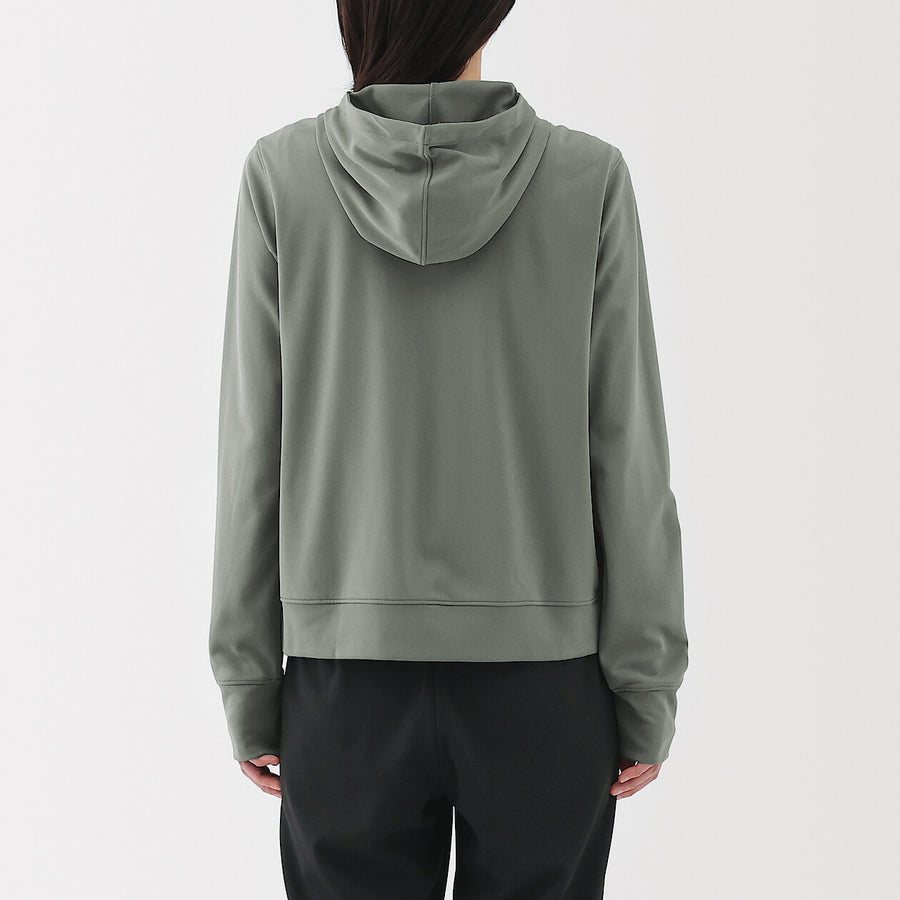 W's UV protection quick dry zip up hoodieOff WhiteXS