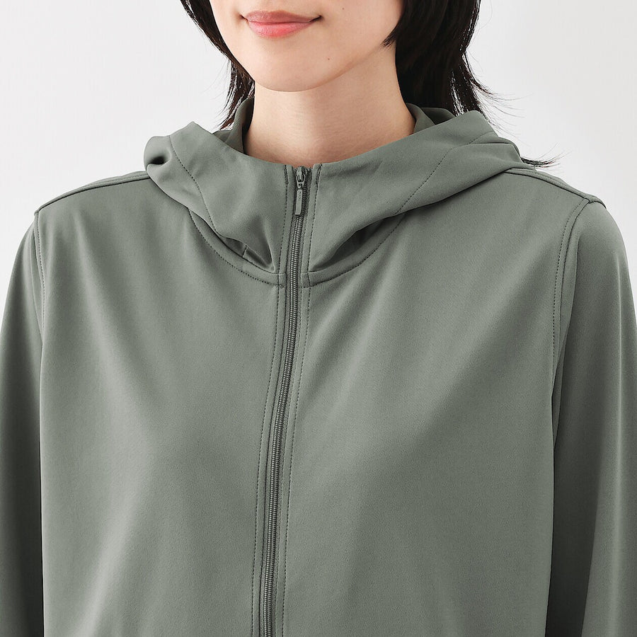 W's UV protection quick dry zip up hoodieOff WhiteXS