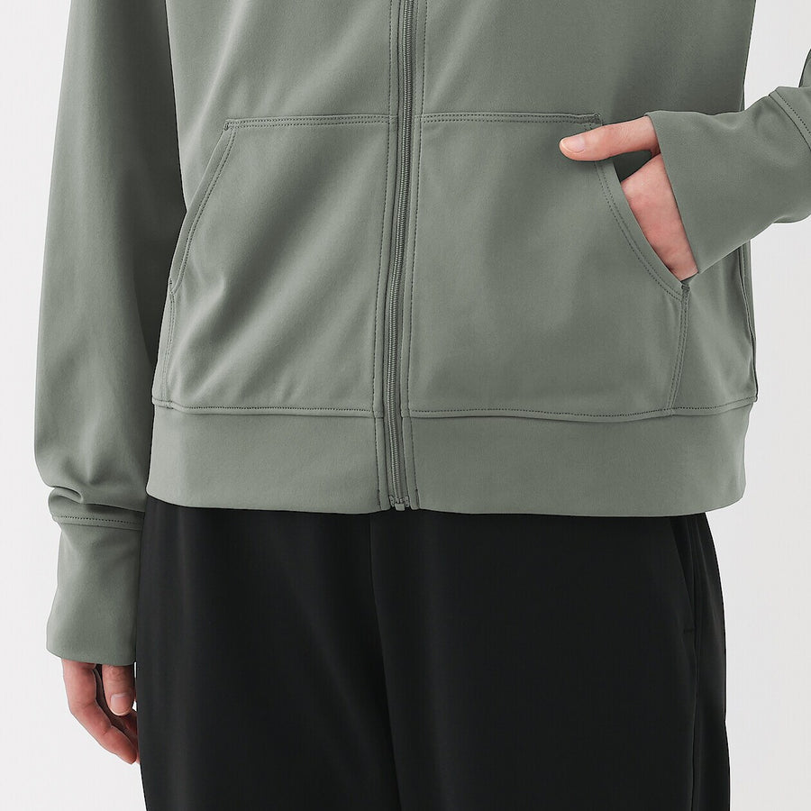 W's UV protection quick dry zip up hoodieOff WhiteXS