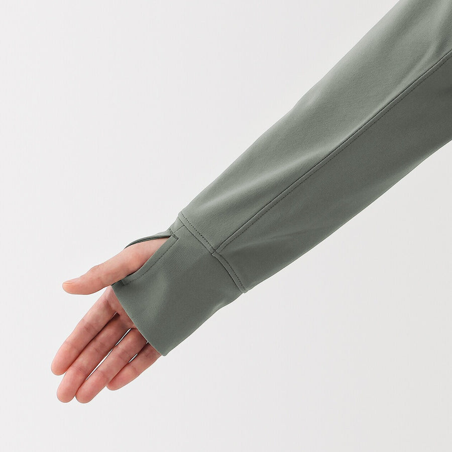 W's UV protection quick dry zip up hoodieOff WhiteXS