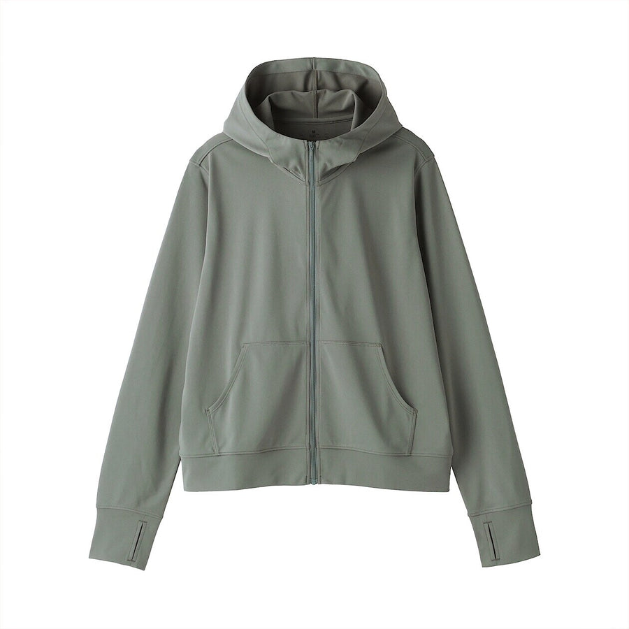 W's UV protection quick dry zip up hoodieOff WhiteXS