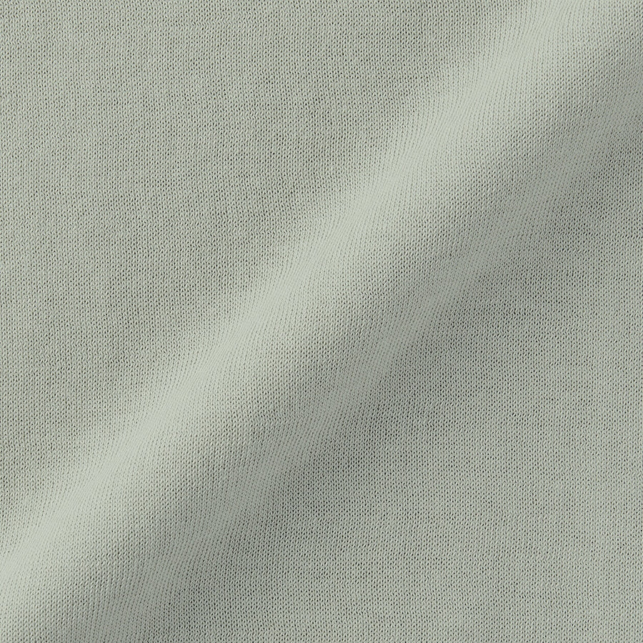 M's cotton high gauge knit short sleeve pull overOff WhiteS