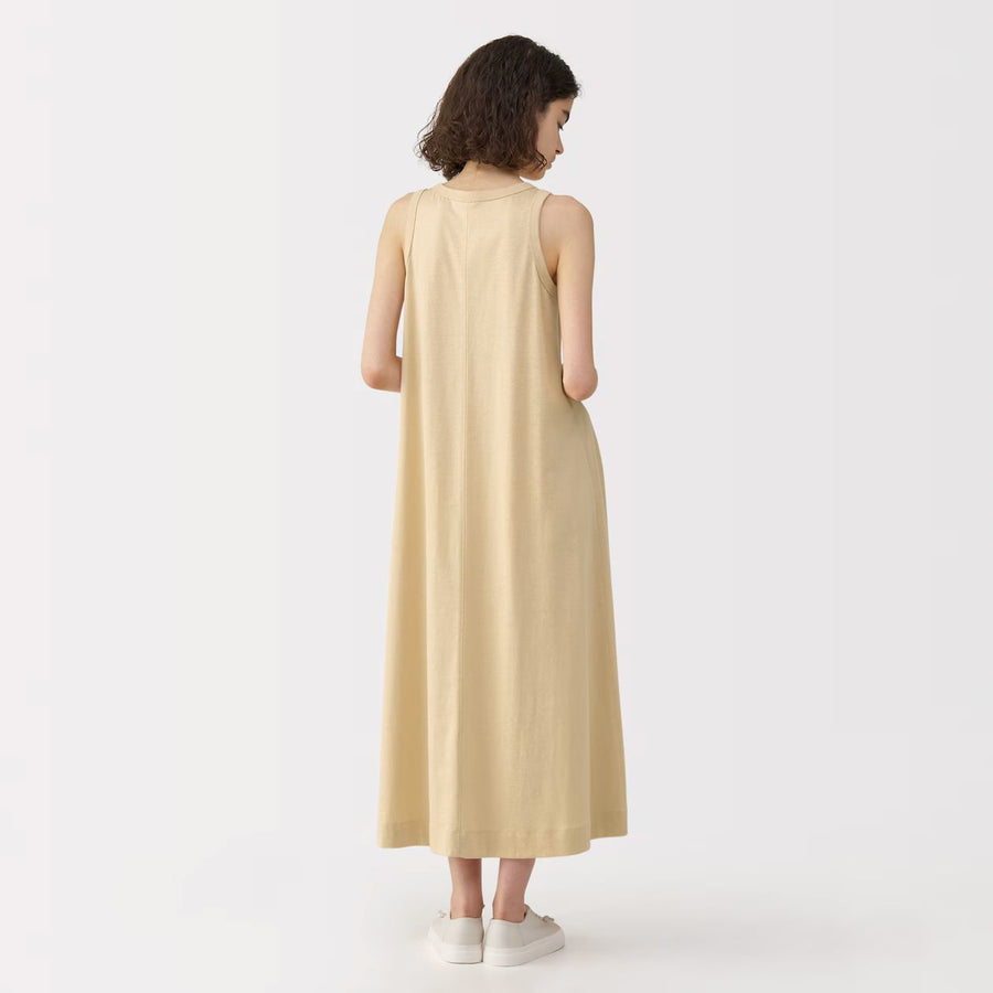 MUJI Labo Linen Blend Sleeveless Dress