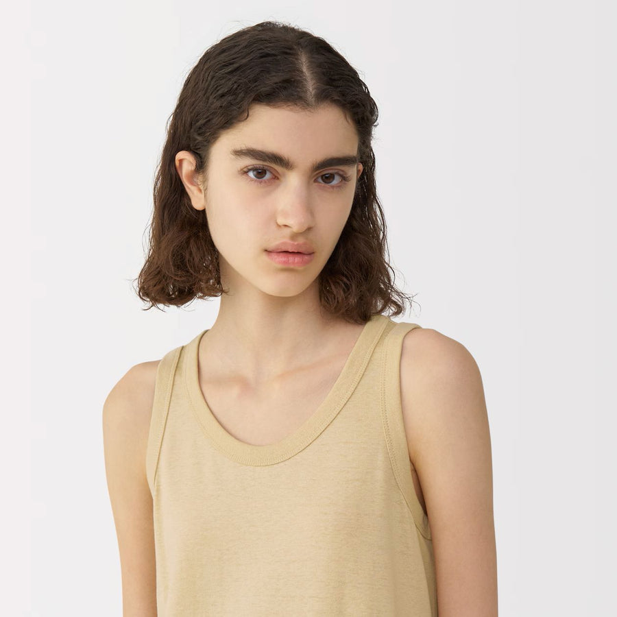 MUJI Labo Linen Blend Sleeveless Dress
