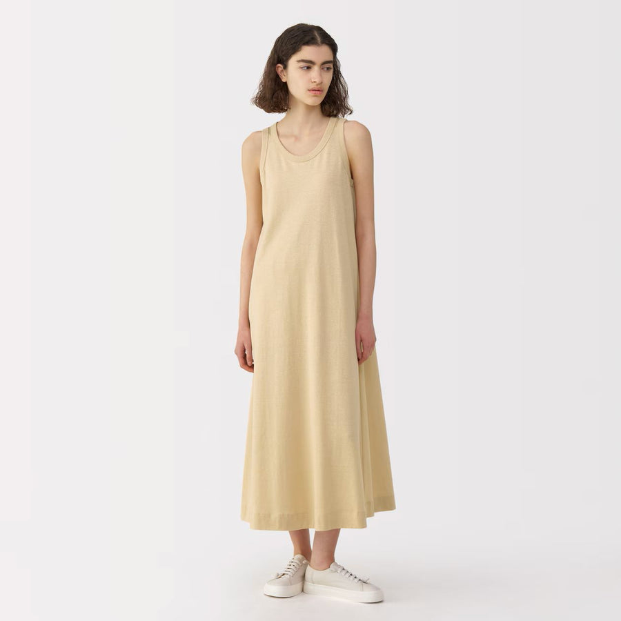 MUJI Labo Linen Blend Sleeveless Dress