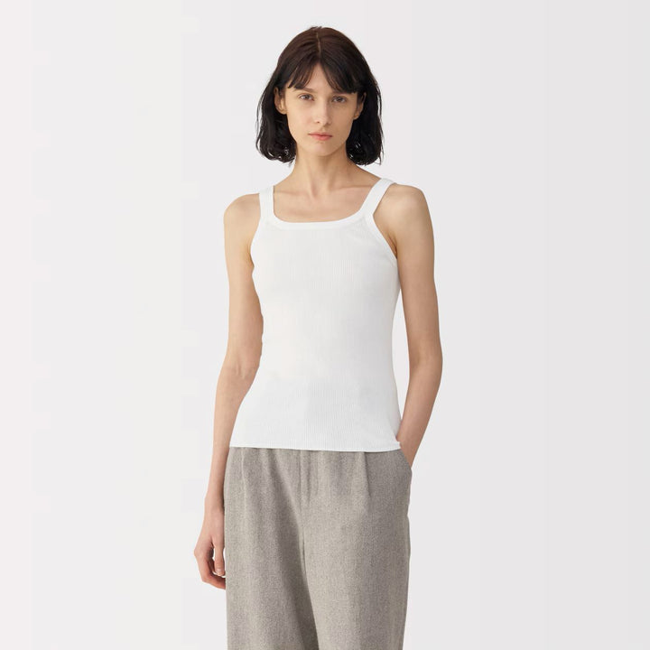 MUJI Labo Cotton Knit Tank Top