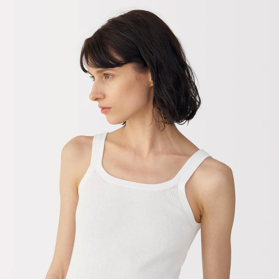 MUJI Labo Cotton Knit Tank Top