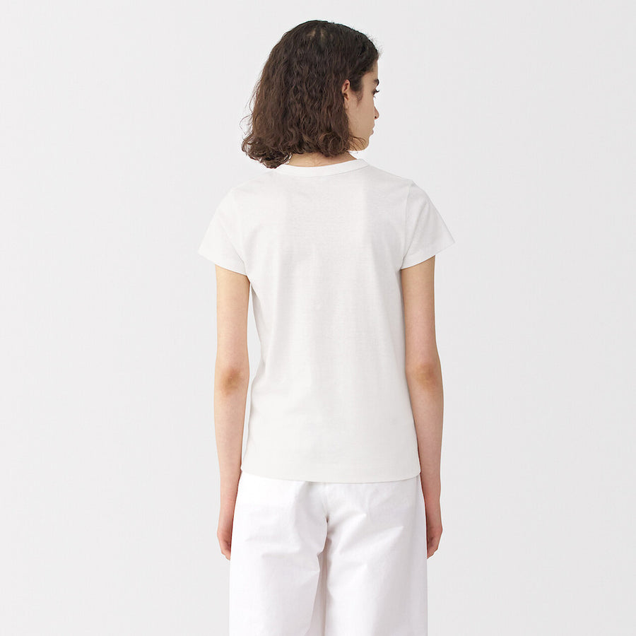 MUJI Labo Linen Blend Short Sleeve T-Shirt