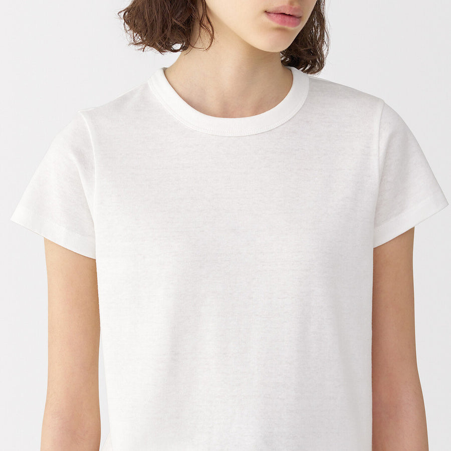 MUJI Labo Linen Blend Short Sleeve T-Shirt