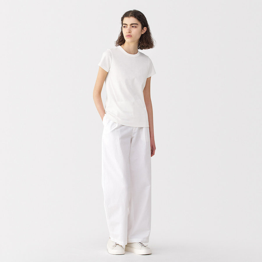 MUJI Labo Linen Blend Short Sleeve T-Shirt