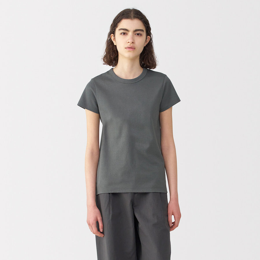 MUJI Labo Linen Blend Short Sleeve T-Shirt