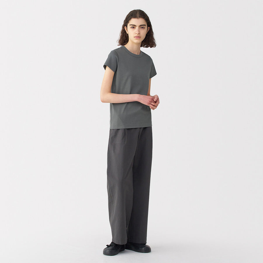 MUJI Labo Linen Blend Short Sleeve T-Shirt