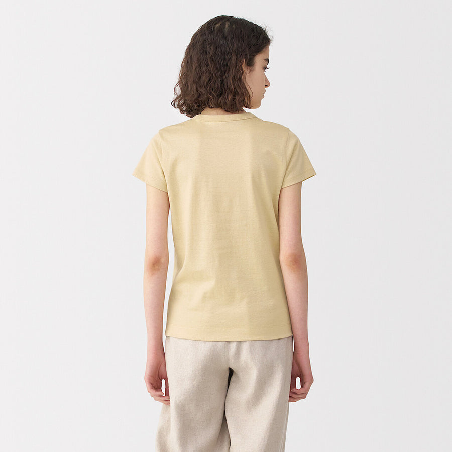 MUJI Labo Linen Blend Short Sleeve T-Shirt