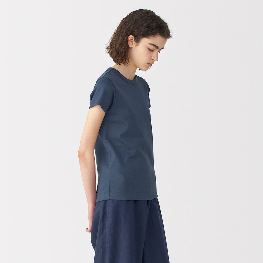 MUJI Labo Linen Blend Short Sleeve T-Shirt