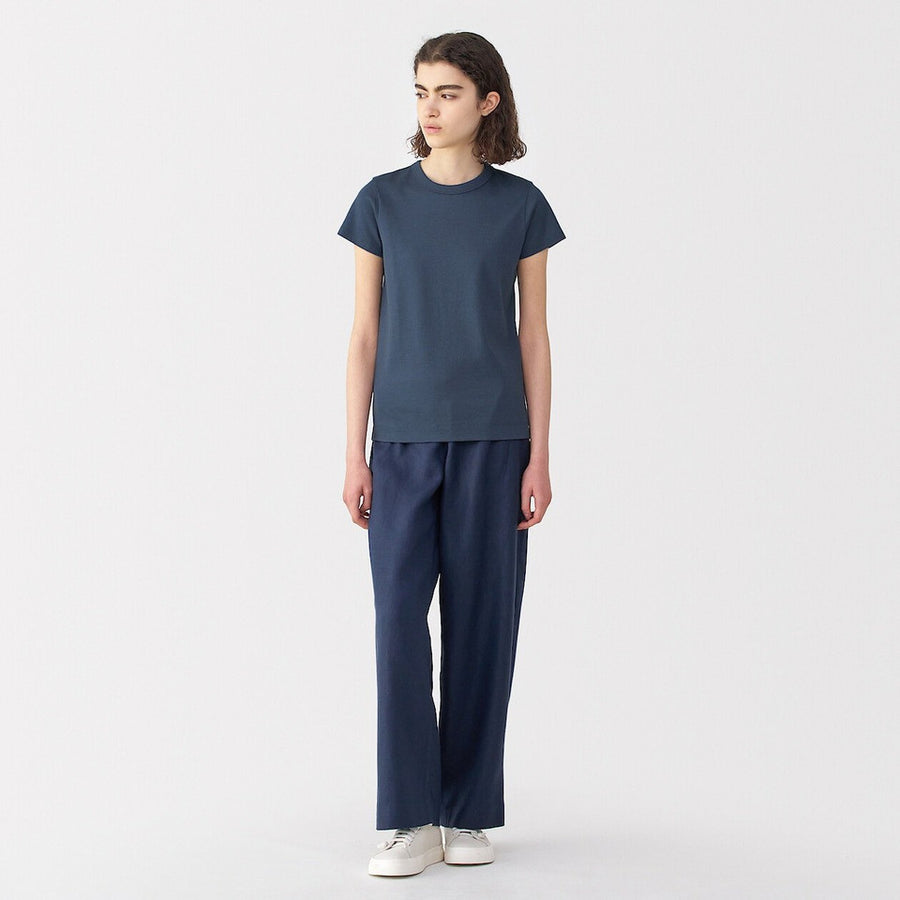 MUJI Labo Linen Blend Short Sleeve T-Shirt