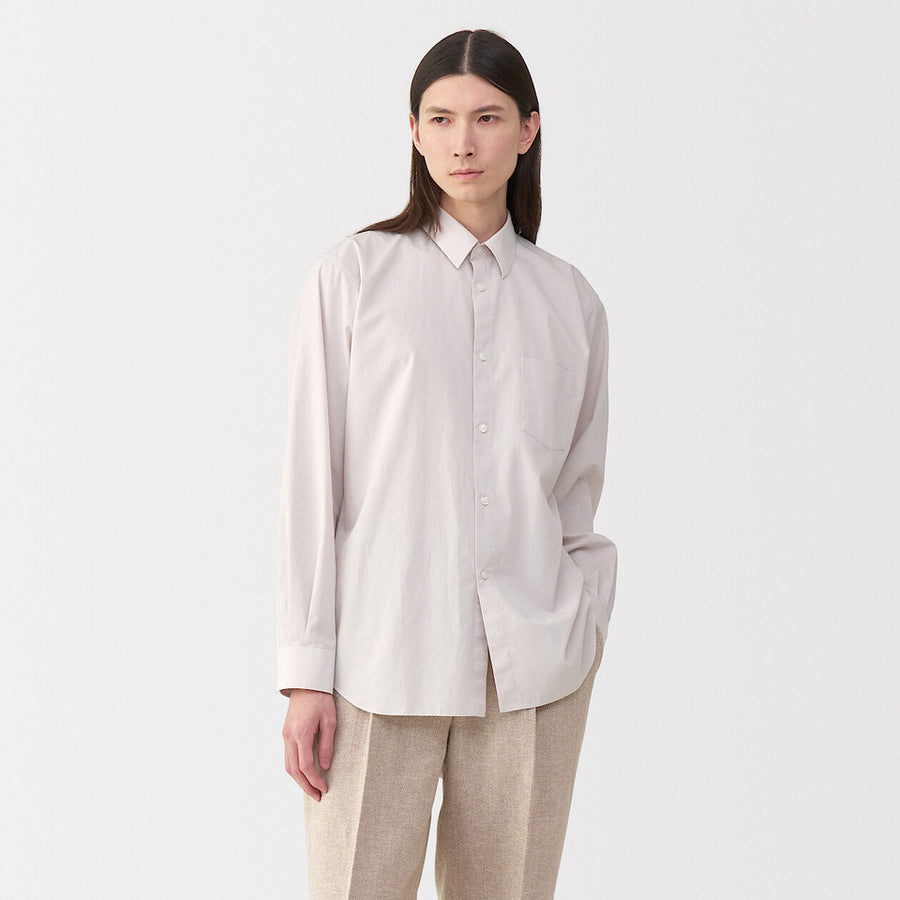 MUJI Labo Cotton Poplin Long Sleeve Shirt