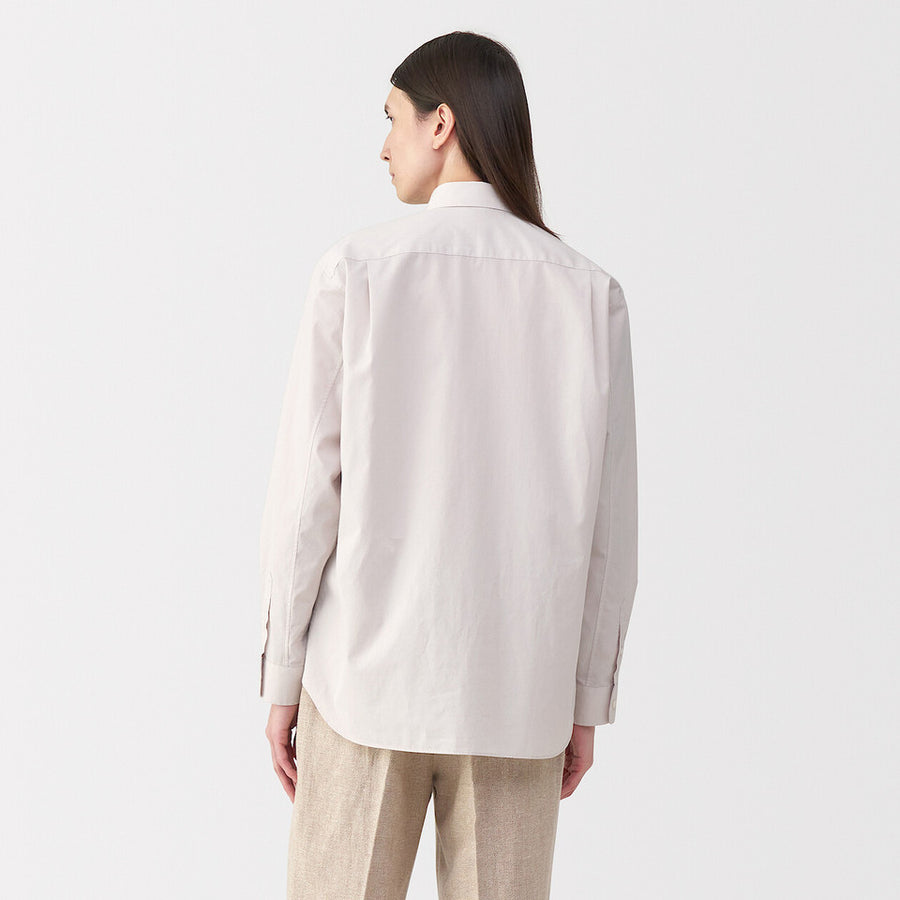 MUJI Labo Cotton Poplin Long Sleeve Shirt