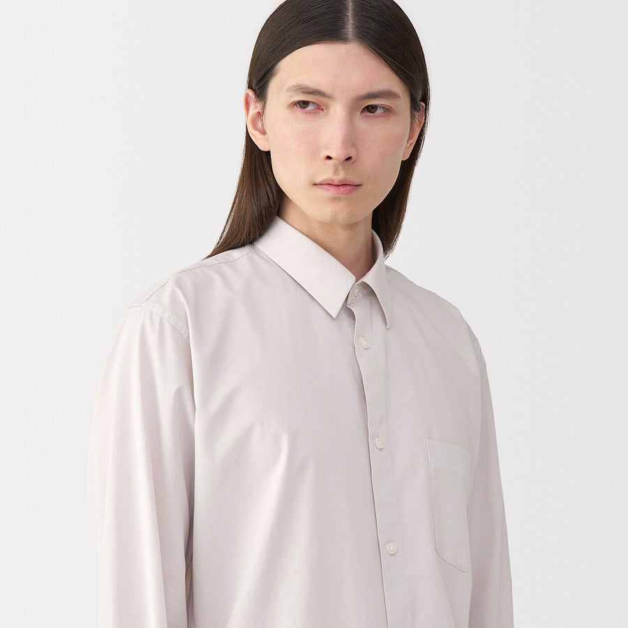 MUJI Labo Cotton Poplin Long Sleeve Shirt