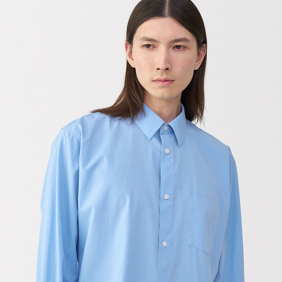 MUJI Labo Cotton Poplin Long Sleeve Shirt