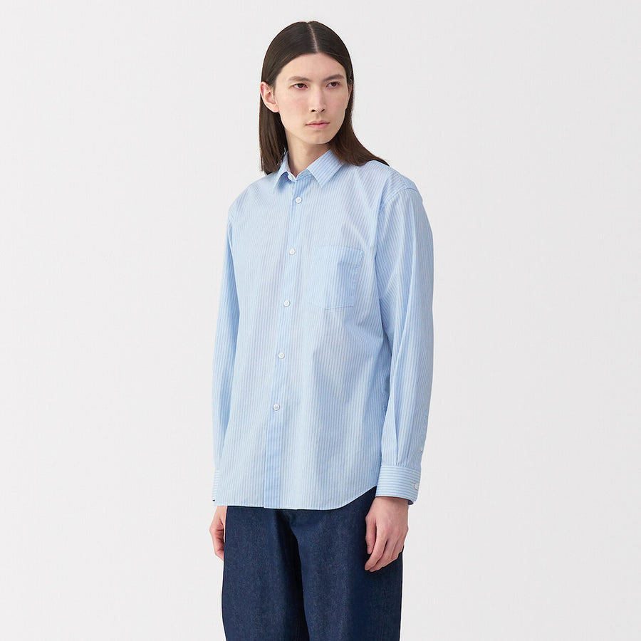 MUJI Labo Cotton Poplin Long Sleeve Shirt