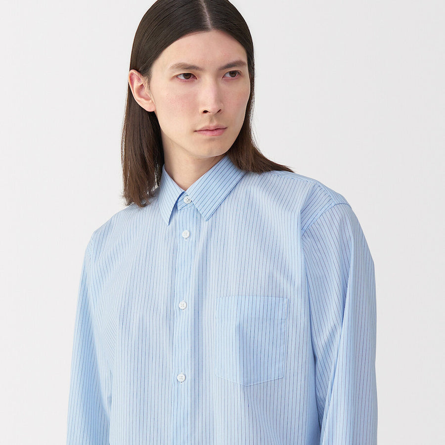 MUJI Labo Cotton Poplin Long Sleeve Shirt