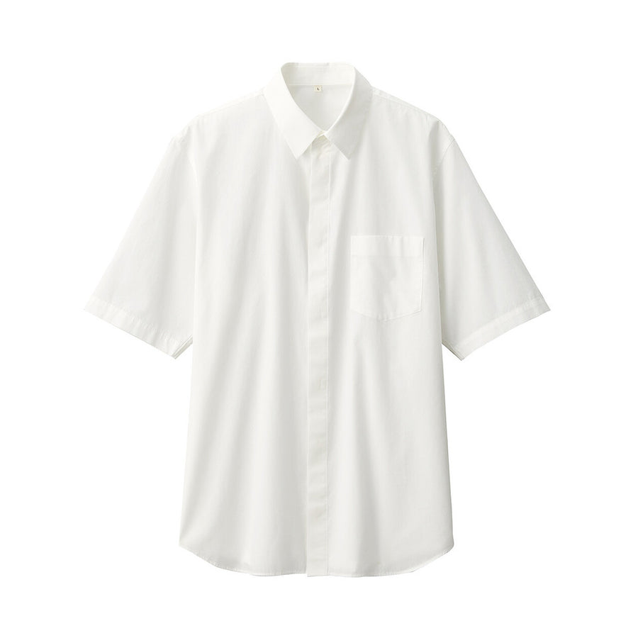 MUJI Labo Cotton Poplin Short Sleeve Shirt