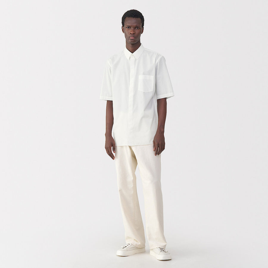 MUJI Labo Cotton Poplin Short Sleeve Shirt