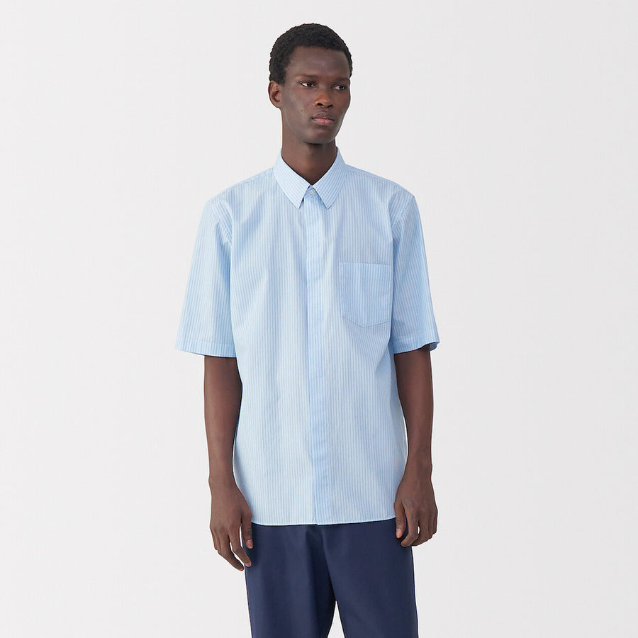 MUJI Labo Cotton Poplin Short Sleeve Shirt