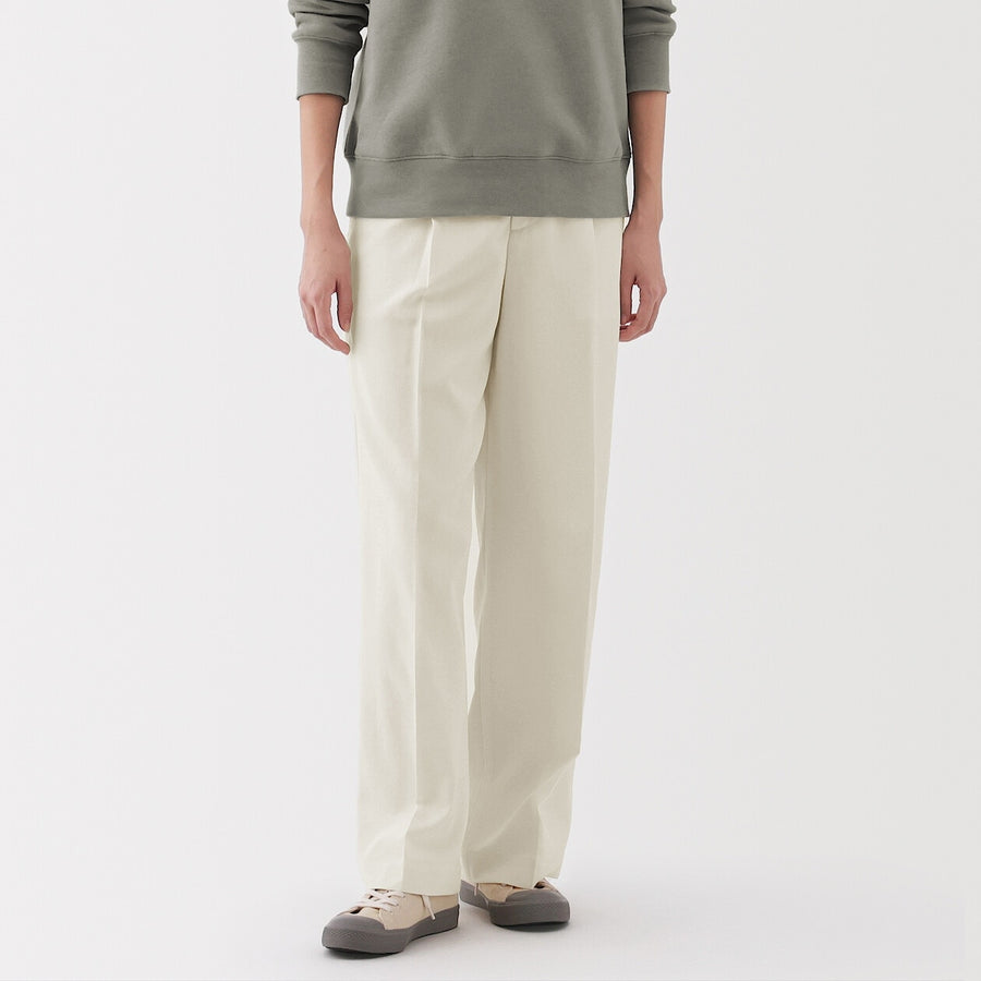 W's Water repellent Darted straight pants Off WhiteXS