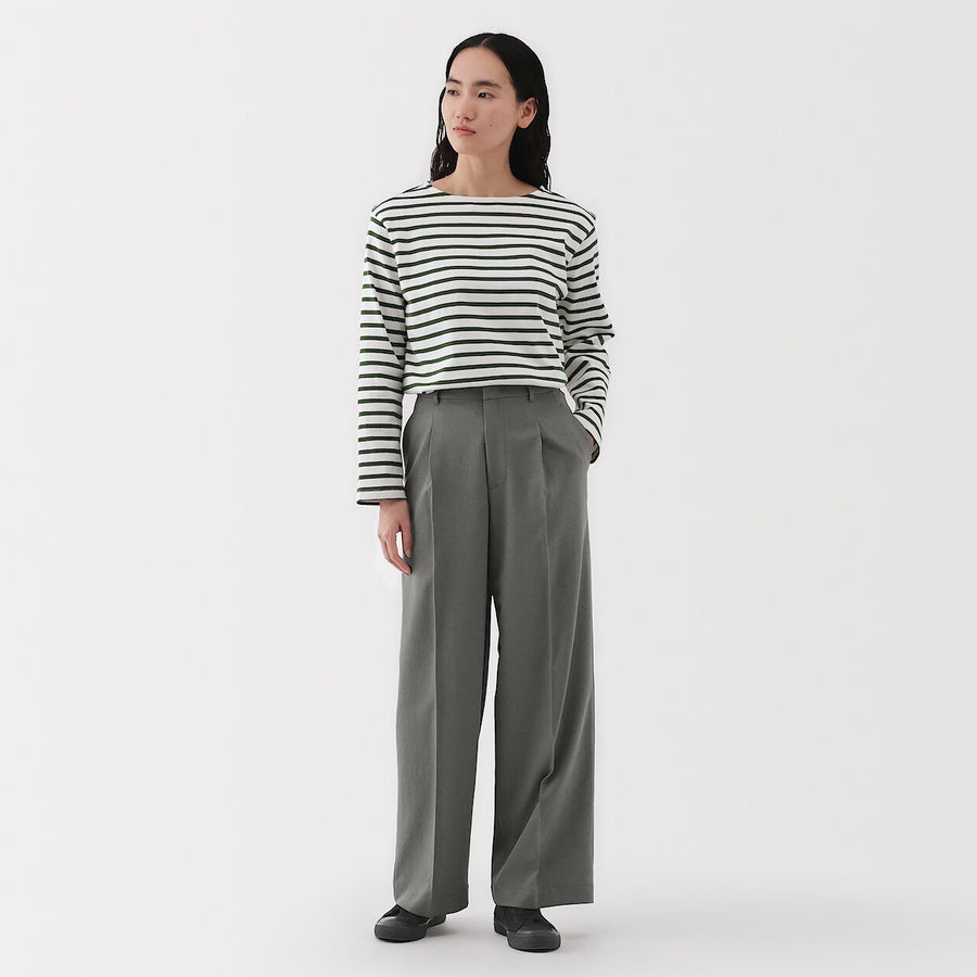 W's Water repellent Darted straight pants Off WhiteXS