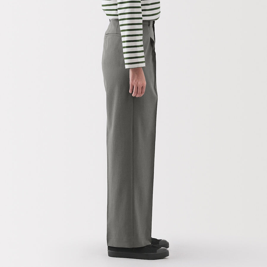 W's Water repellent Darted straight pants Off WhiteXS