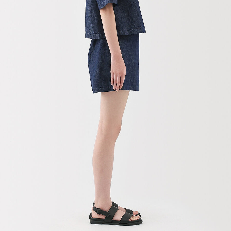 W's Hemp blend denim Skort (OS) NavyXS