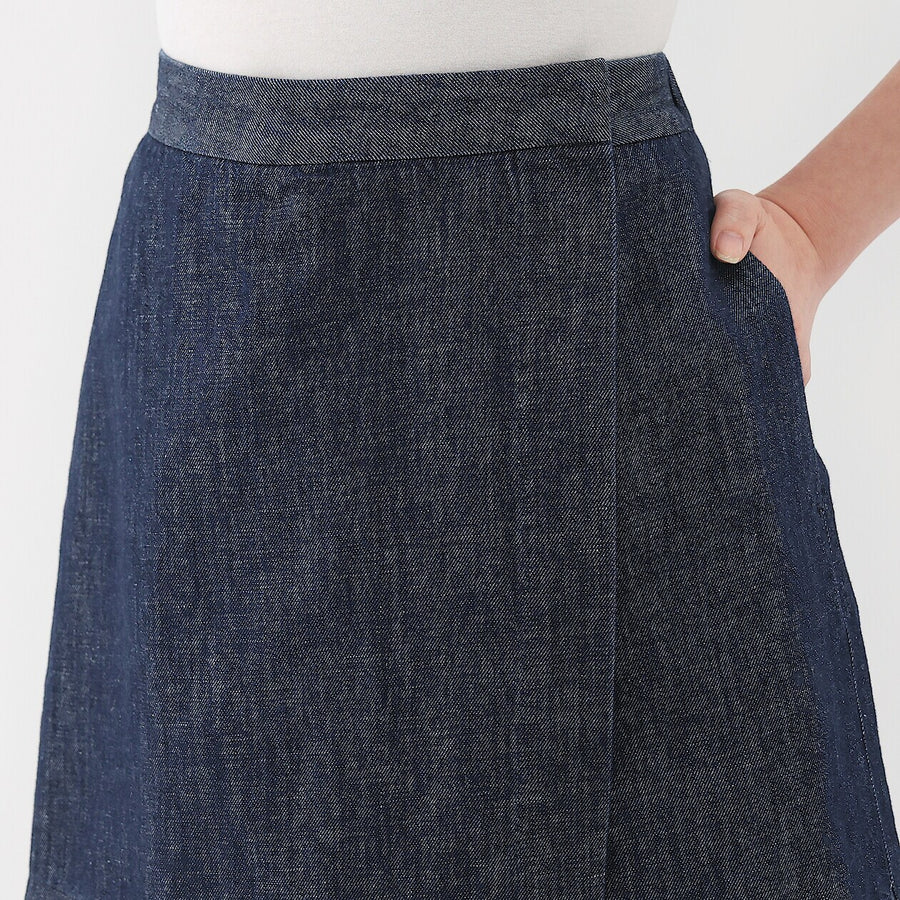 W's Hemp blend denim Skort (OS) NavyXS