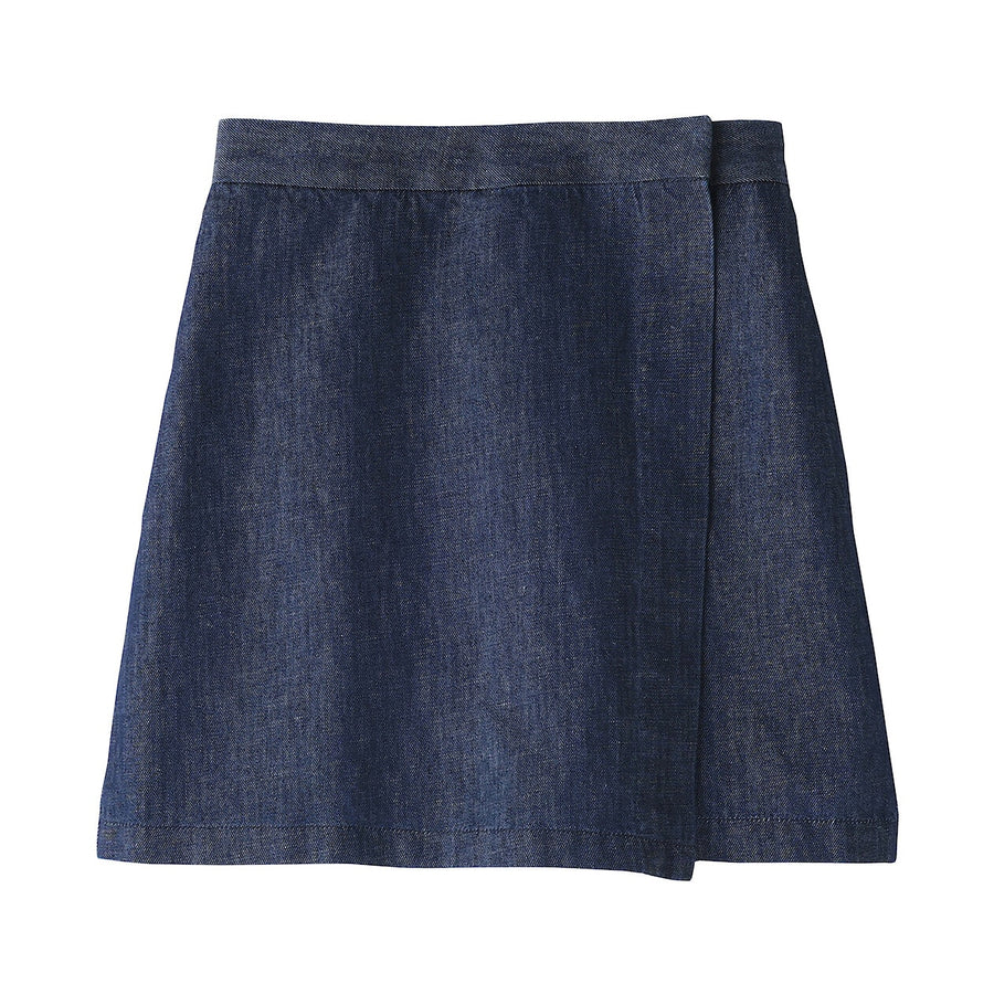 W's Hemp blend denim Skort (OS) NavyXS