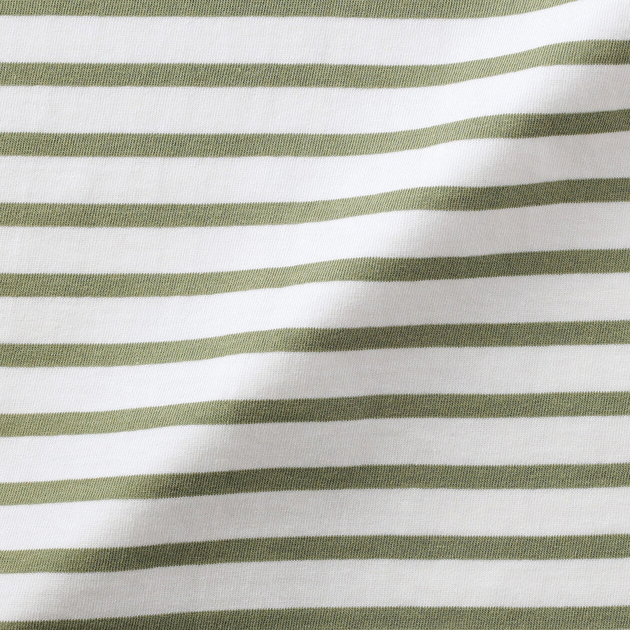 W's Striped Boat neck S/Slv T-shirt Smoky Orange StripeXS