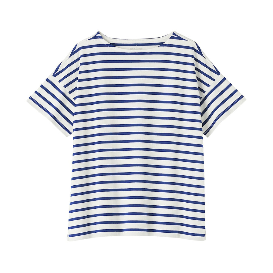 W's Striped Boat neck S/Slv T-shirt Smoky Orange StripeXS