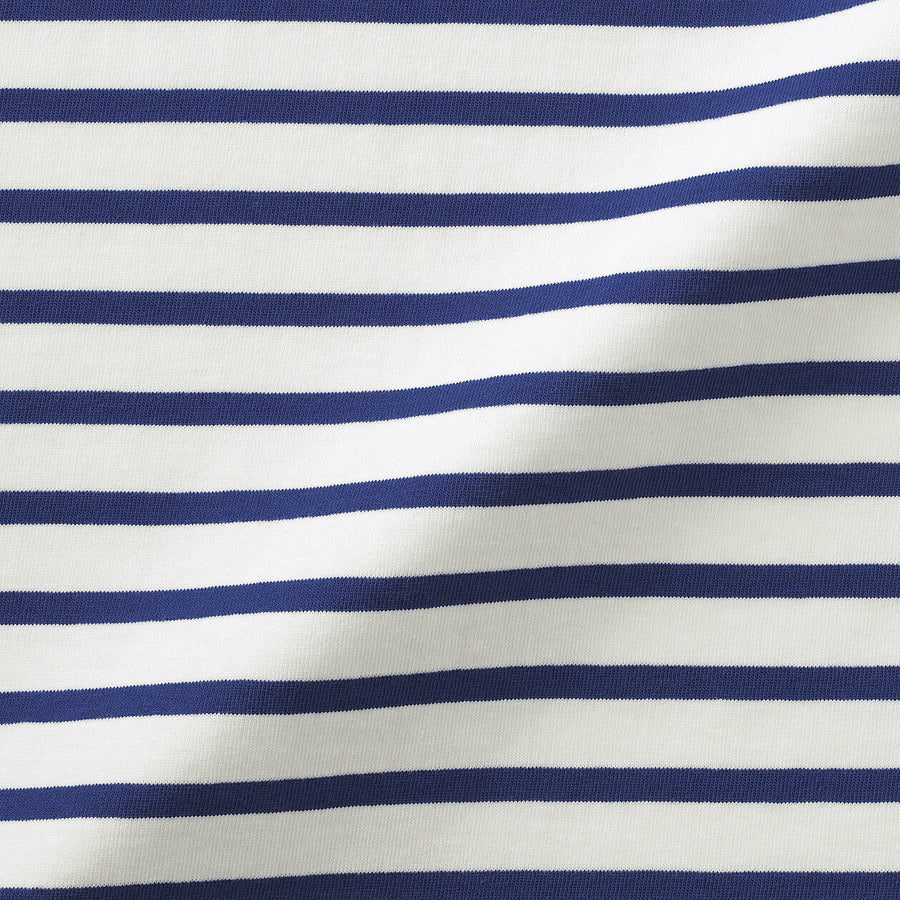 W's Striped Boat neck S/Slv T-shirt Smoky Orange StripeXS
