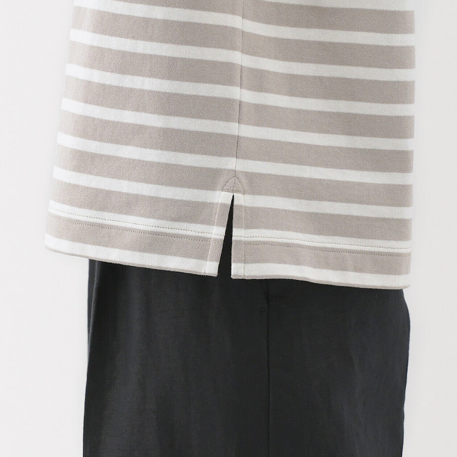 W's Striped Boat neck S/Slv T-shirt Smoky Orange StripeXS