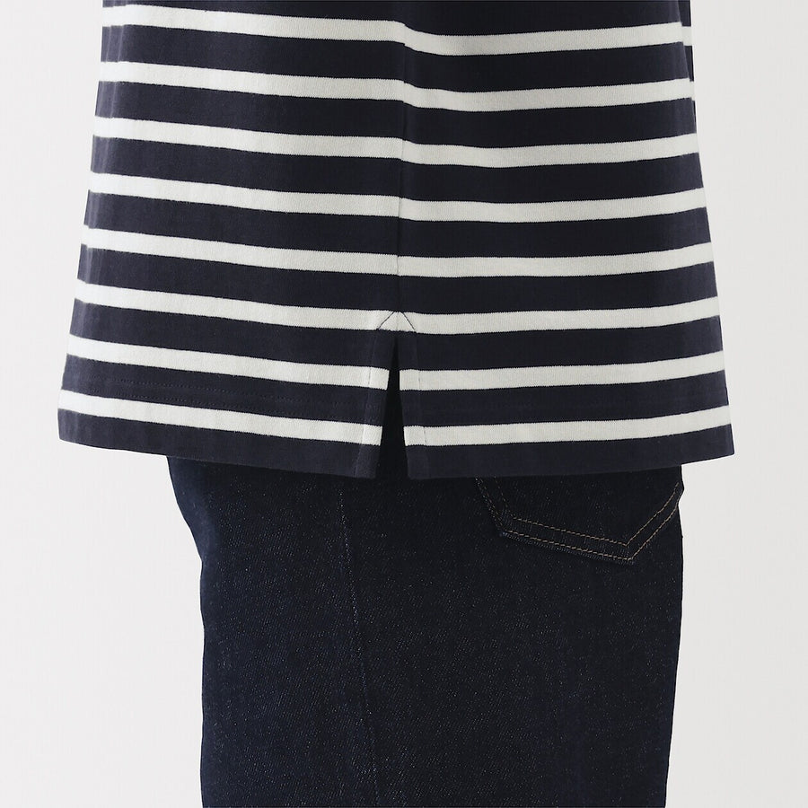 W's Striped Boat neck S/Slv T-shirt Smoky Orange StripeXS