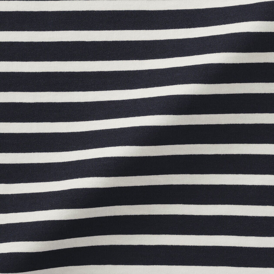 W's Striped Boat neck S/Slv T-shirt Smoky Orange StripeXS